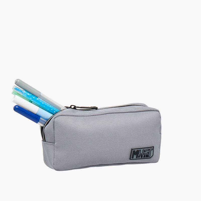 Must Solid Grey Pencil Pouch for Kids - Image 5